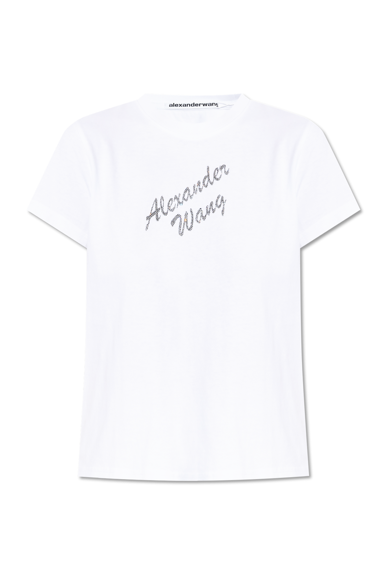 Tシャツ・カットソー Alexander Wang Logo T-Shirt Alexander Wang logo-embossed Cotton T-shirt | Green